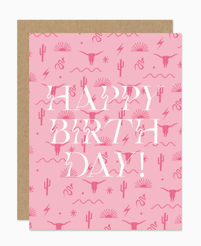 Desert Vibes "Happy Birthday" Card image 0