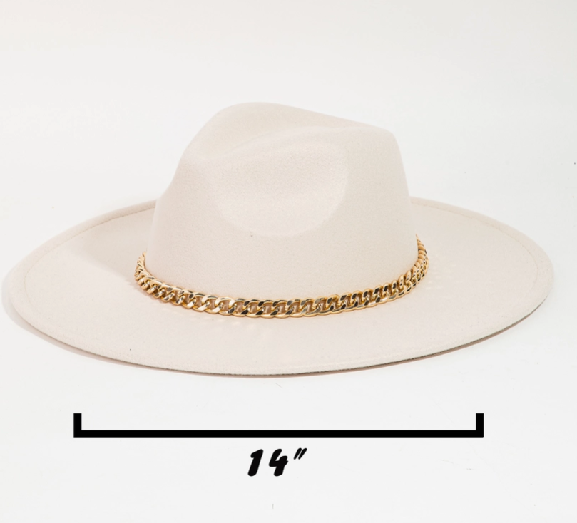 Chic Chain-Banded Felt Hat image 6