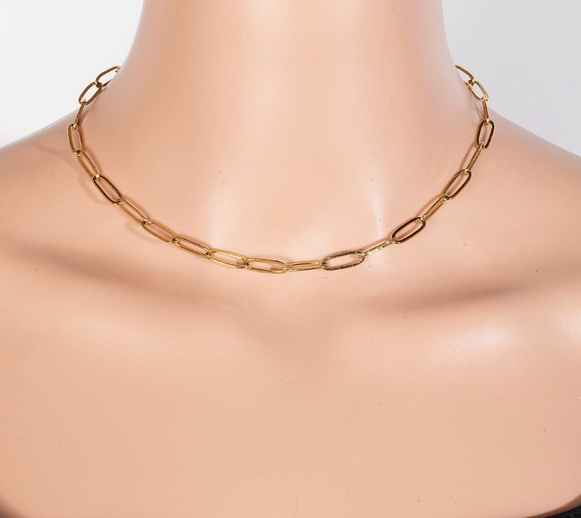 Paperclip Chain Necklace 🔗✨ image 2