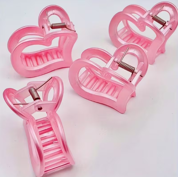 Pink Heart Hairclip image 3