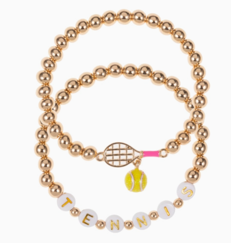 Game, Set, Match Tennis Bracelet Duo image 1