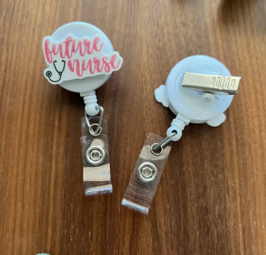 “Future Nurse” Badge Reel – Handmade with Heart image 1