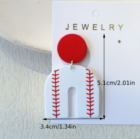 ⚾ Game Day Baseball Earrings ⚾ image 4