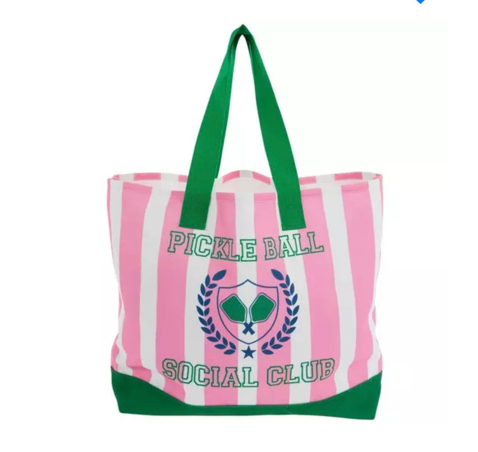 Pickleball Social Club Tote Bag image 0