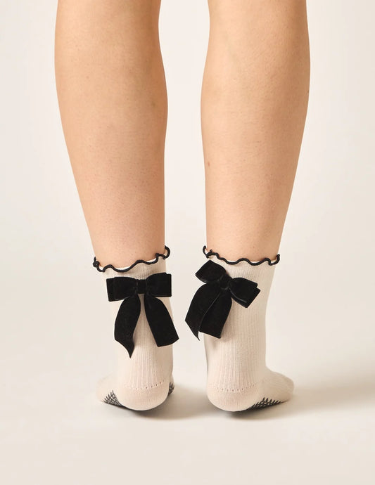 The Juliet Grip Sock - Black