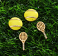 Game. Set. Sparkle. Tennis Earrings image 1