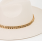 Chic Chain-Banded Felt Hat image 4