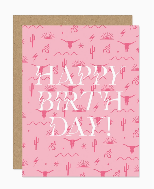 Desert Vibes "Happy Birthday" Card image 0