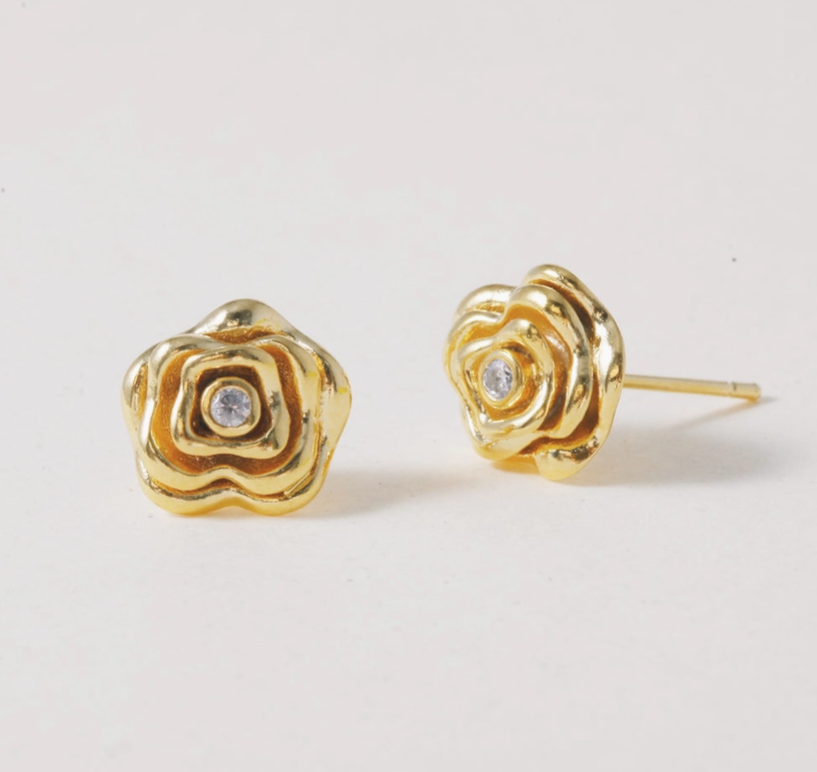 Rose Day Earrings 🌹 image 1