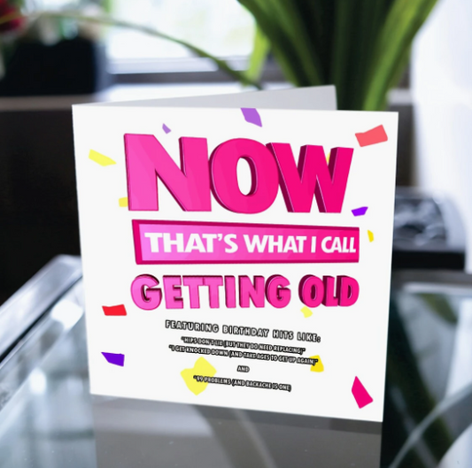 "Now That’s What I Call Getting Old" Card 🎶🎂 image 0