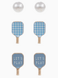 🎀 Let’s Play Pickleball Earring Trio Set – 4 Style Options! image 7