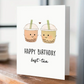 🧋 “Happy Birthday Best-Tea” Card – Boba Buddy Edition 💕 image 0