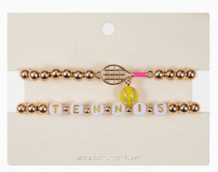 Game, Set, Match Tennis Bracelet Duo image 0