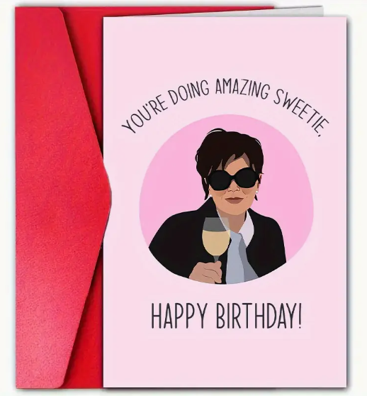 Birthday Card – “You’re Doing Amazing, Sweetie” 🎉✨ image 0