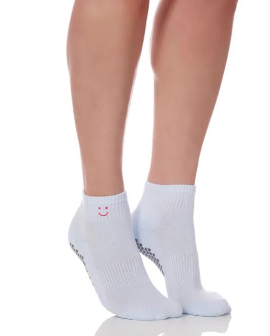 The Harlow Socks - Baby Blue Smiley image 1