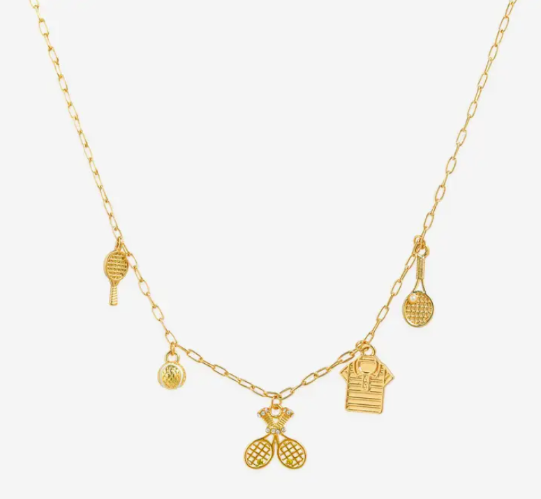 Tennis Charm Necklace image 0
