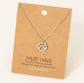 Paw Print Necklace – Gold or Silver image 0