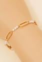 Pearl & Link Bracelet 🤍✨ image 2
