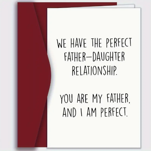 😂 Father’s Day Card – “Perfect Daughter” Edition 💁‍♀️ image 0
