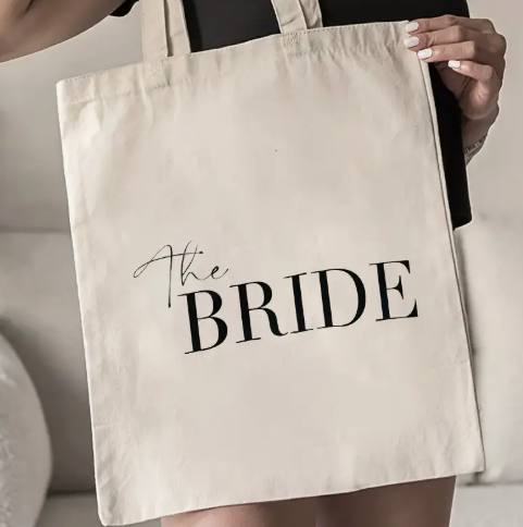 "The Bride" Canvas Tote Bag image 2