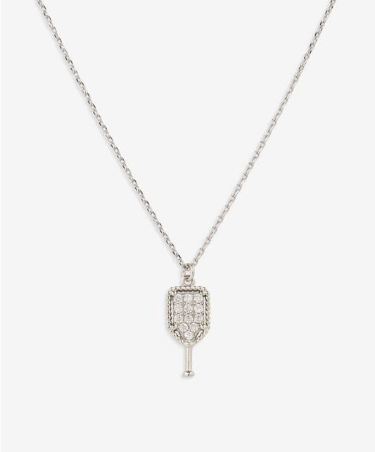 Pickleball Paddle Necklace – Silver or Gold image 1