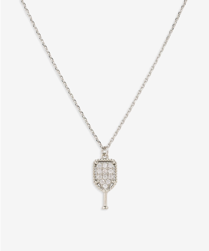 Pickleball Paddle Necklace – Silver or Gold image 1