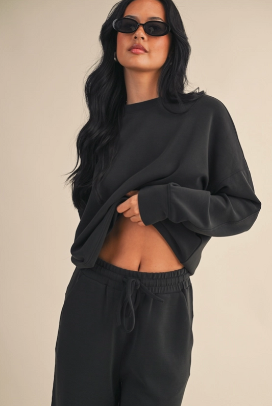 Black Scuba Sweatshirt image 0