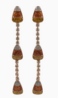 Candy Corn Dangle Earrings 🎃🍬 image 1