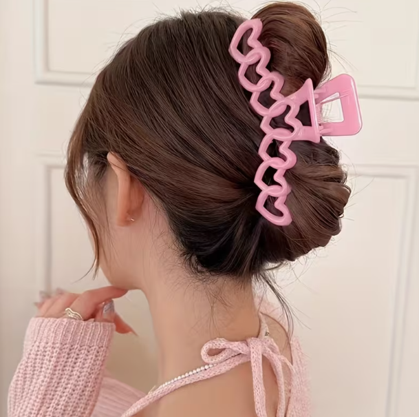 Heart Patterned Hairclip image 1