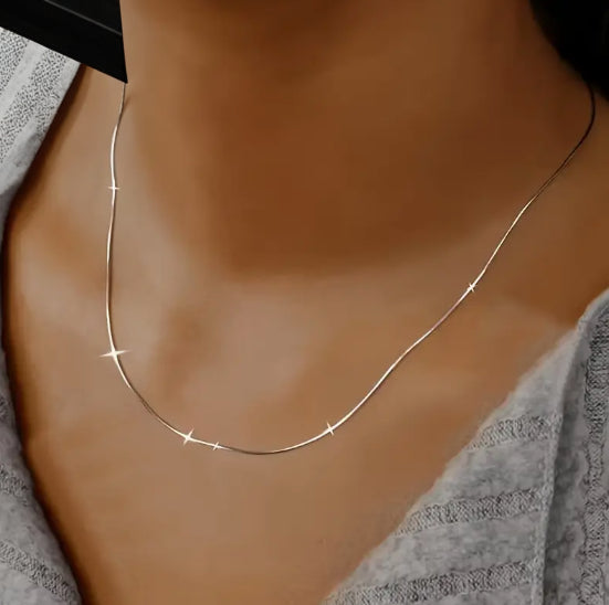 Sterling Silver Snake Chain Necklace image 0