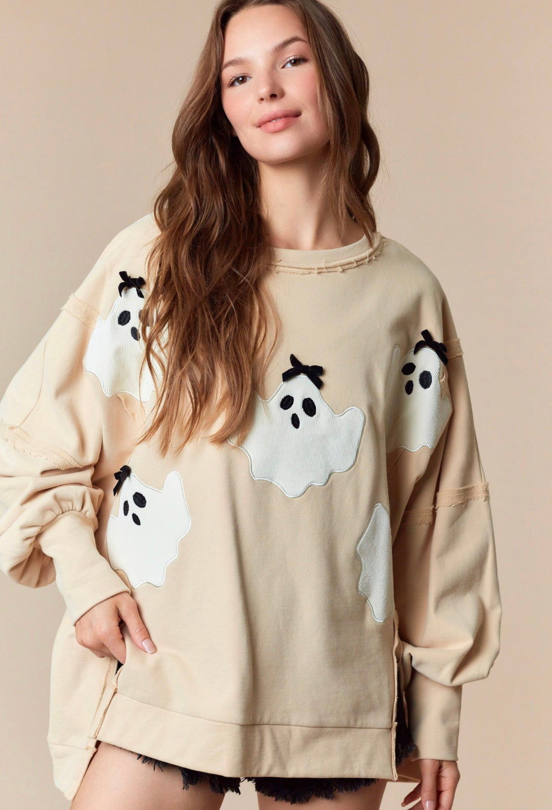 Taupe Ghost Sweatshirt image 2