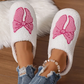 Pink Bow Slippers image 1