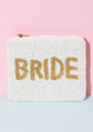 Beaded “BRIDE” Pouch image 0