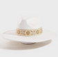 Boho Floral Embroidered Felt Hat image 2