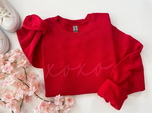 Red XOXO Sweatshirt image 0