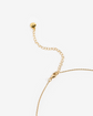 Golden Clover Crystal Necklace image 2