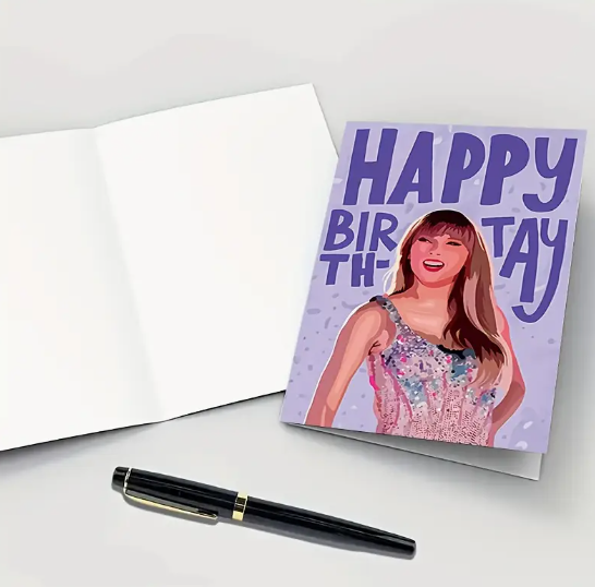 "HAPPY BIRTH-TAY" Taylor Swift-Inspired Card image 1