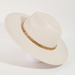 Chic Chain-Banded Felt Hat image 0