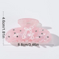Pretty in Pink: Bow & Rhinestone Hair Claw Clip image 3