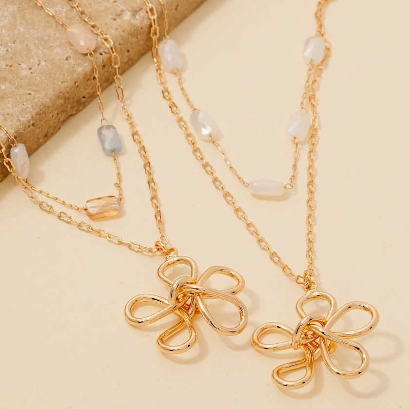 Meadow Breeze Layered Necklace Set image 1