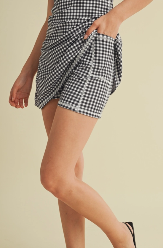 "Backyard Picnic" Gingham Active Dress image 3
