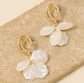 🌸 Pearl Petal Drop Earrings image 0