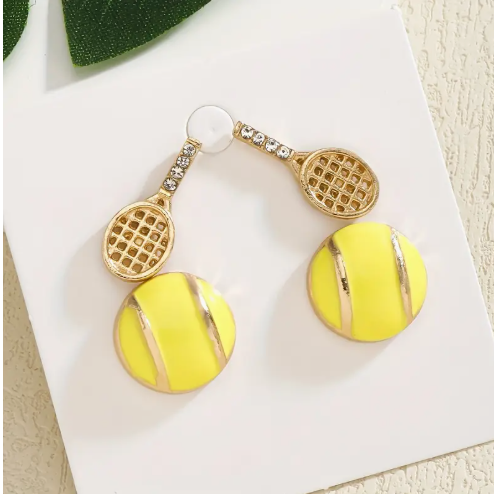 Game. Set. Sparkle. Tennis Earrings image 0