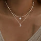 Moon & Star Layered Necklace – 925 Sterling Silver 🌙✨ image 0