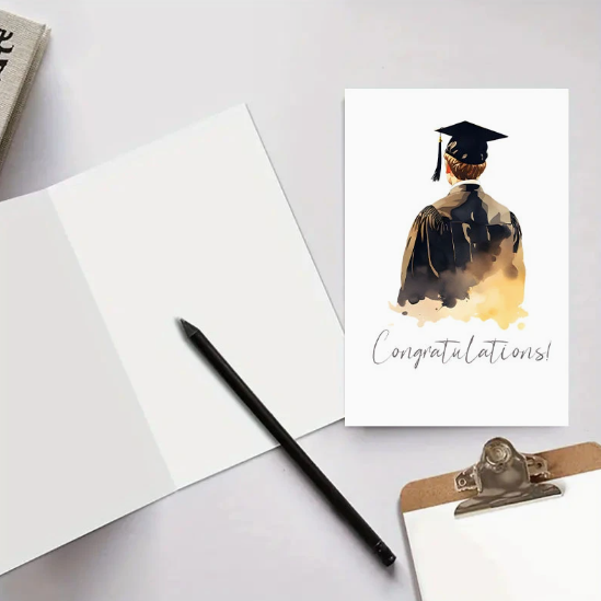🎓 Elegant Graduation Card – Timeless & Meaningful 🎓 image 1