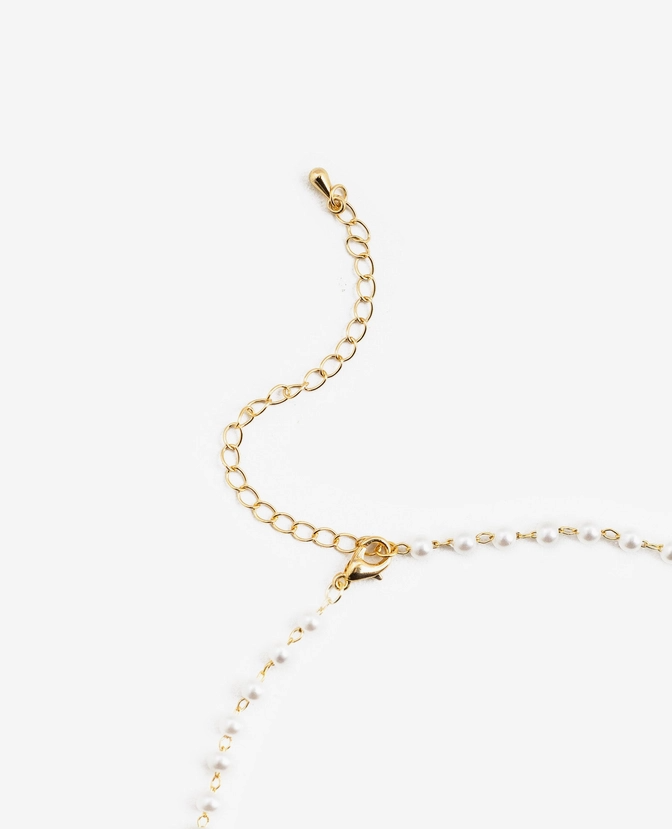 Rosé All Day Pearl Charm Necklace image 3