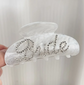 💍 Sparkle Bride Rhinestone Hair Claw image 0