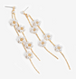 Daisy Pearl Drop Earrings image 1