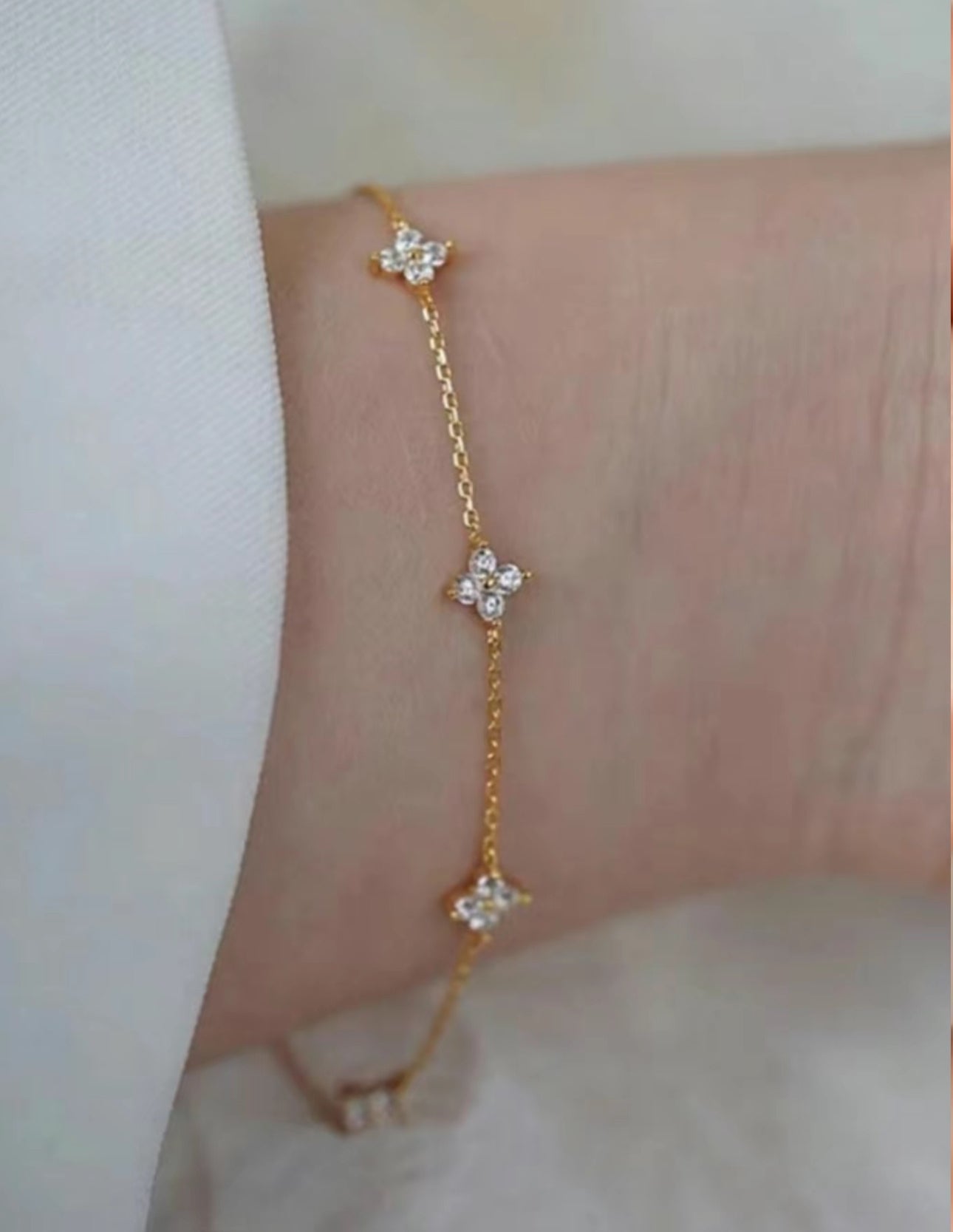Clover Crystal Bracelet image 4