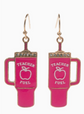 Teacher Fuel Coffee Cup Earrings image 2